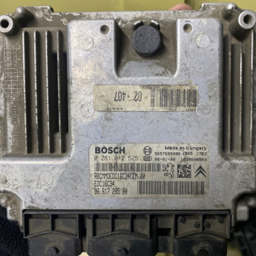BOSCH 0 281 012 525, EDC16C34, 96 617 285 80, Üretici: BOSCH, Araç Markası: Citroën/Peugeot