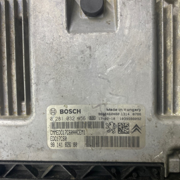 BOSCH 0 281 032 456, EDC17C60, 98 141 826 80, Peugeot/Citroën, 9806460480
