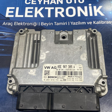 VW AG - 05E 907 309 A - 0261519119 - BOSCH - Benzin MG1CS011 - 1039T19060 - sıfır Motor Beyni