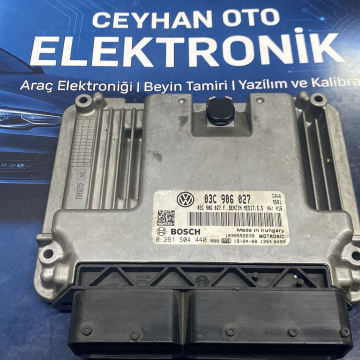 VW - 03C 906 027 - 03C 906 027 F - 0261S04440 - BOSCH - Benzin MED17.5.5 - 1039S52639 - Motor Beyni