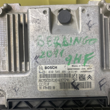 BOSCH 0 281 030 546, EDC17C10, 98 078 859 80, Citroën/Peugeot, 9666729580